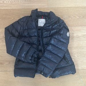 Moncler girls size 10 down navy puffer jacket
